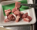 材料少なめ！酢豚作り方1写真