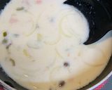 ミルク仕立てのオリーブ朝食スープ作り方4写真