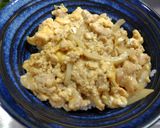 鶏ささみの親子丼作り方4写真