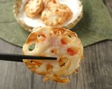 レンコンとカニカマのかき揚げ作り方6写真