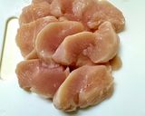 【簡単夕食】柔らか鶏胸肉とねぎ焼き(塩)作り方1写真