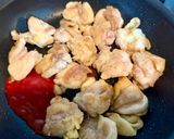子供考案ミートソースチキン!作り方3写真