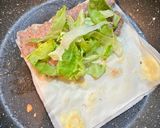 春巻きの皮でパリパリピザタコスバーガー風作り方20写真