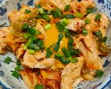 鶏むねキムチ丼作り方4写真