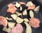 鶏肉となすびの甘酢炒め作り方7写真