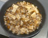 豆腐となめこのかきたまスープ煮作り方3写真
