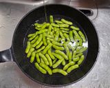 楽♪早♪ワンパン蒸し茹でえだまめ作り方4写真