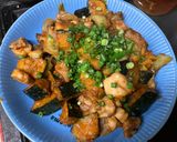 かぼちゃと鶏の甘辛炒め作り方5写真