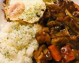 レトルト●やまかけ出汁ポーク玉子カレー作り方4写真
