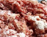 うるいと豚ひき肉の炒め物(山菜レシピ)作り方2写真