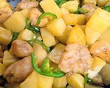 ★油で揚げない★鶏肉とポテトのレモン風味作り方8写真