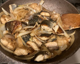 骨取りサバと玉ねぎのポン酢バター炒め作り方6写真
