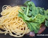 アンチョビ香る★菜の花のペペロンチーノ♬作り方13写真
