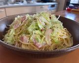 ペペロンチーノ風キャベツパスタ作り方6写真