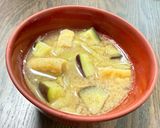 簡単：茄子とみょうがのお味噌汁作り方6写真