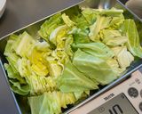 レンジで簡単！豚肉と春キャベツ蒸し作り方1写真