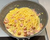牛乳で簡単カルボナーラ😊作り方2写真