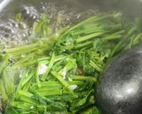爆速♪せりと豆腐のお吸い物☆香草作り方2写真