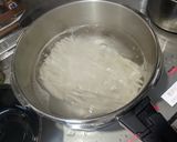 圧力鍋でムチムチ麺の明太バター釜揚げ作り方2写真