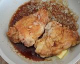 じゅわ〜っと旨い♡ガリバタハニーチキン作り方4写真