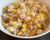 惣菜で簡単♪冷凍ご飯で唐揚げネギ炒飯作り方6写真