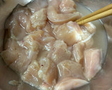 鶏むね肉とエリンギの中華風グラタン♪作り方2写真