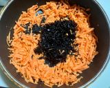 副菜 水煮大豆と人参 ひじきの蒸し煮作り方5写真