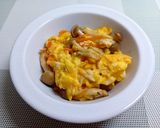 ふわとろ卵と野菜のオイスターソース炒め作り方4写真