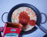 アルファ化米でパパッとパエリア♬作り方4写真