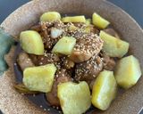 鶏ももとじゃがいもの味噌照り焼き作り方8写真