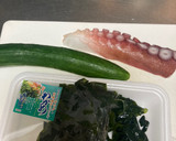 タコときゅうりと生わかめのピリ辛酢の物作り方1写真