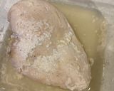 耐熱容器で完結★レンジで塩麹の鶏ハム！作り方5写真
