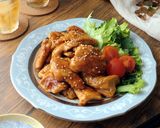 簡単節約☆鶏胸肉でコク旨照り焼きチキン。作り方8写真