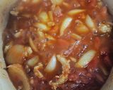 じっくり煮込むトリッパと豆のトマト煮込み作り方4写真