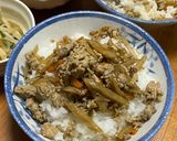 鶏ごぼうご飯の具⭐︎混ぜご飯と卵とじ丼に作り方6写真