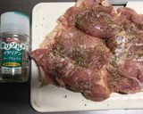 鶏肉のローズマリー＆ハーブソルト焼き作り方2写真