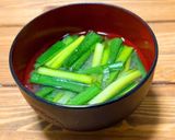 味噌汁（ニラたまご）作り方7写真