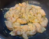 鶏むね肉とヤーコンのマヨカレー炒め。作り方4写真