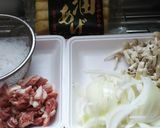 豚コマ肉と白滝のコンソメ袋煮☆作り方1写真