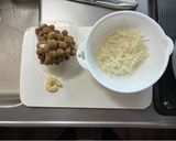 大根の皮ときのこのオリーブオイル漬け作り方2写真