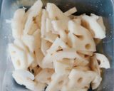 れんこんの海苔塩きんぴら作り方2写真