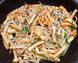 節約レシピ！油揚げともやしのだし醤油炒め作り方5写真