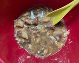 【主食】缶詰で栄養アップ!鯖味噌つけ汁作り方3写真