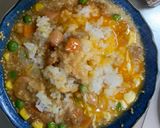 レンジ簡単クリーミー梅ガパオ味炒飯弁当作り方8写真