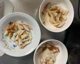 肉無チクワ簡単梅照りクリーム味野菜炒め作り方3写真