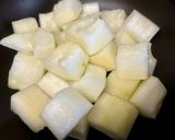 冬瓜の鶏そぼろあん作り方1写真