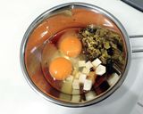 具入り玉子焼き【高菜チーズ】作り方1写真