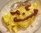いろいろ野菜と鶏ひき肉のオムレツ作り方4写真