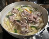 韓国風牛肉キムチうどん作り方2写真