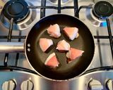 カマンベールの生ハムロール焼き作り方5写真